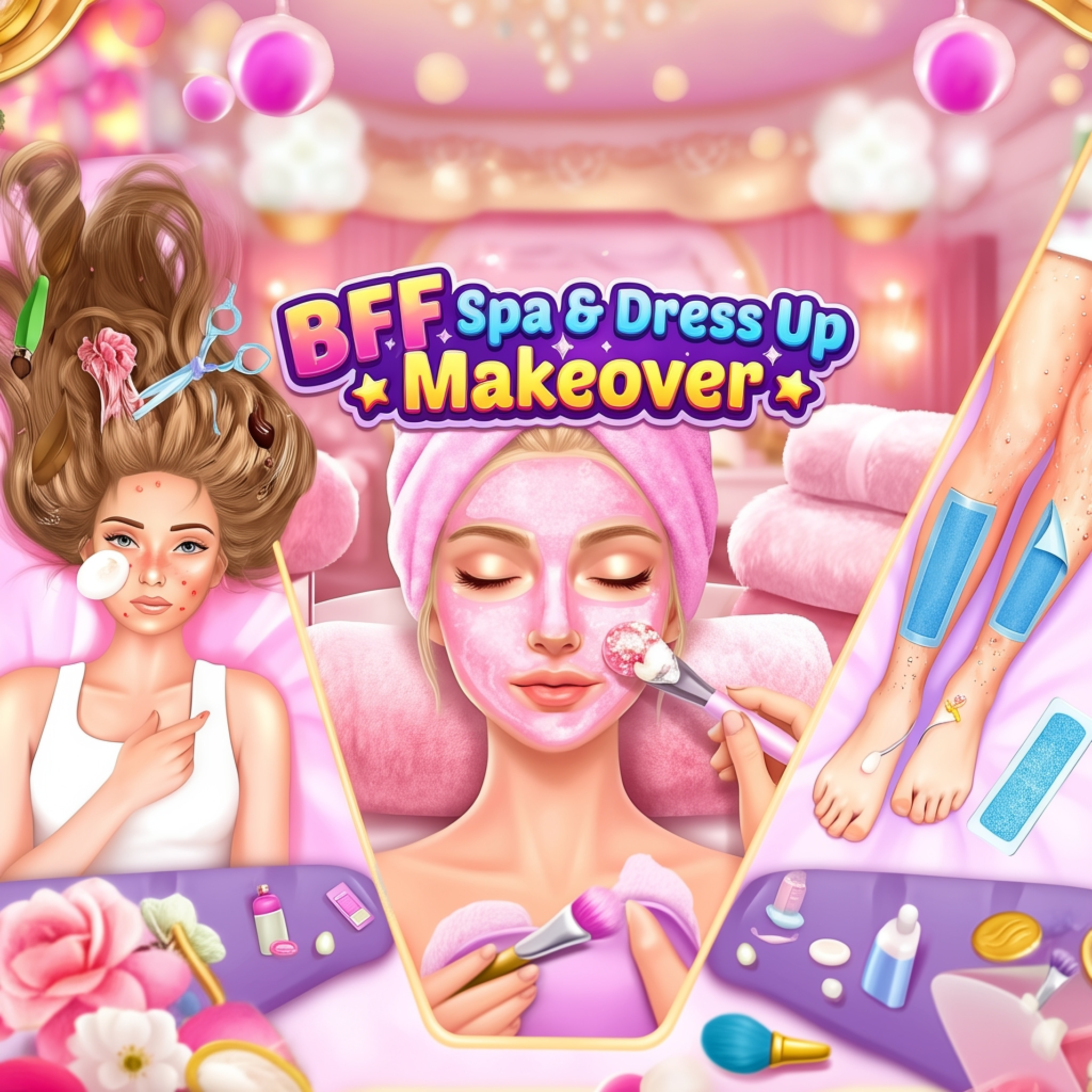 BFF Makeover – Spa & Dress Up