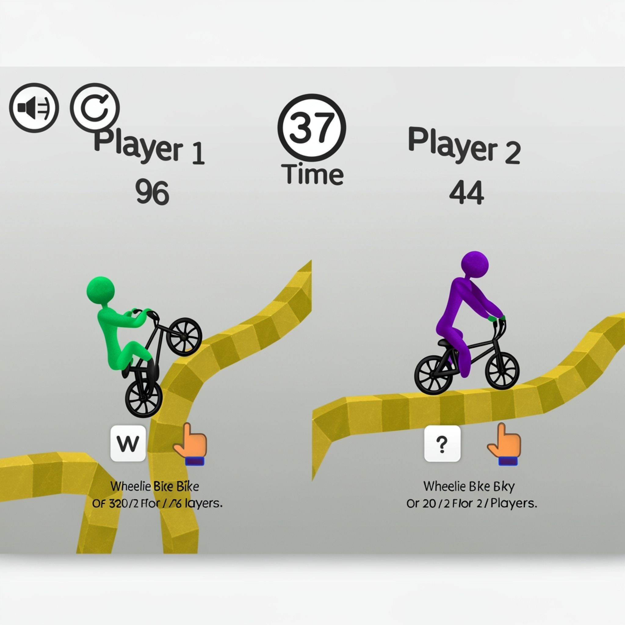 Wheelie Bike for 2 Players