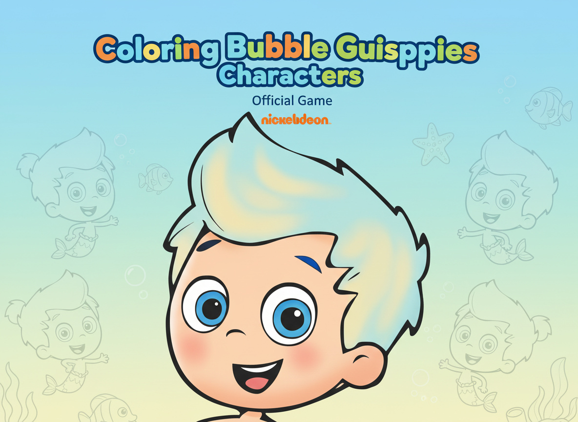 Coloring Bubble Guppies Characters