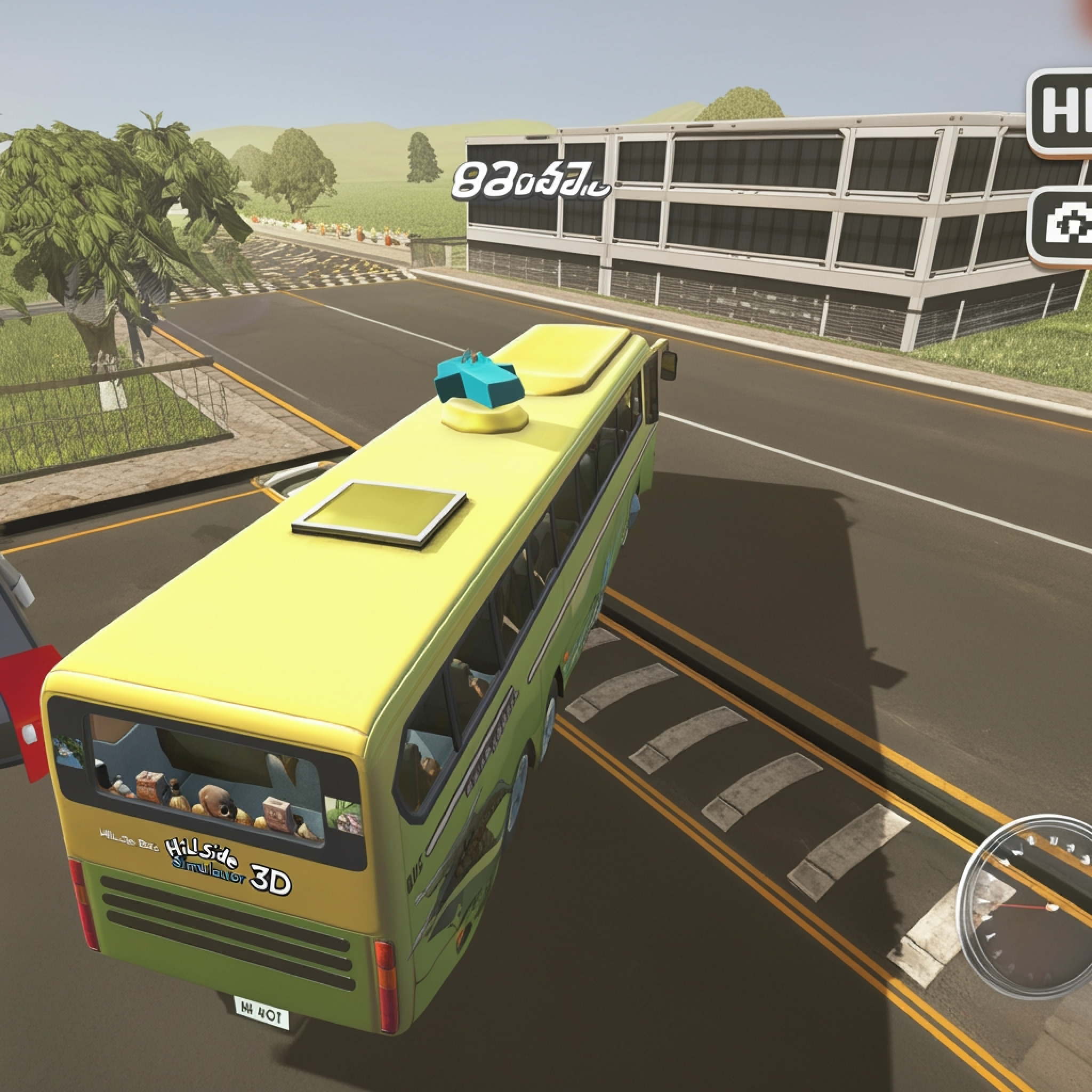 HillSide Bus Simulator 3D