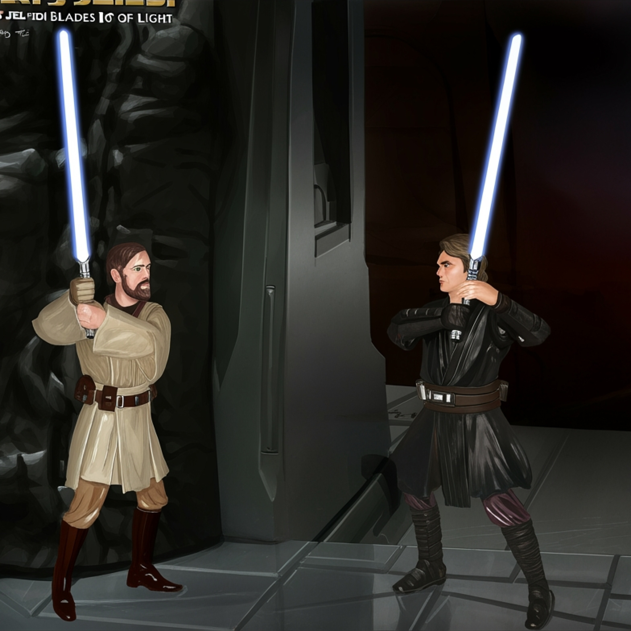 Jedi vs Jedi Blades of Light