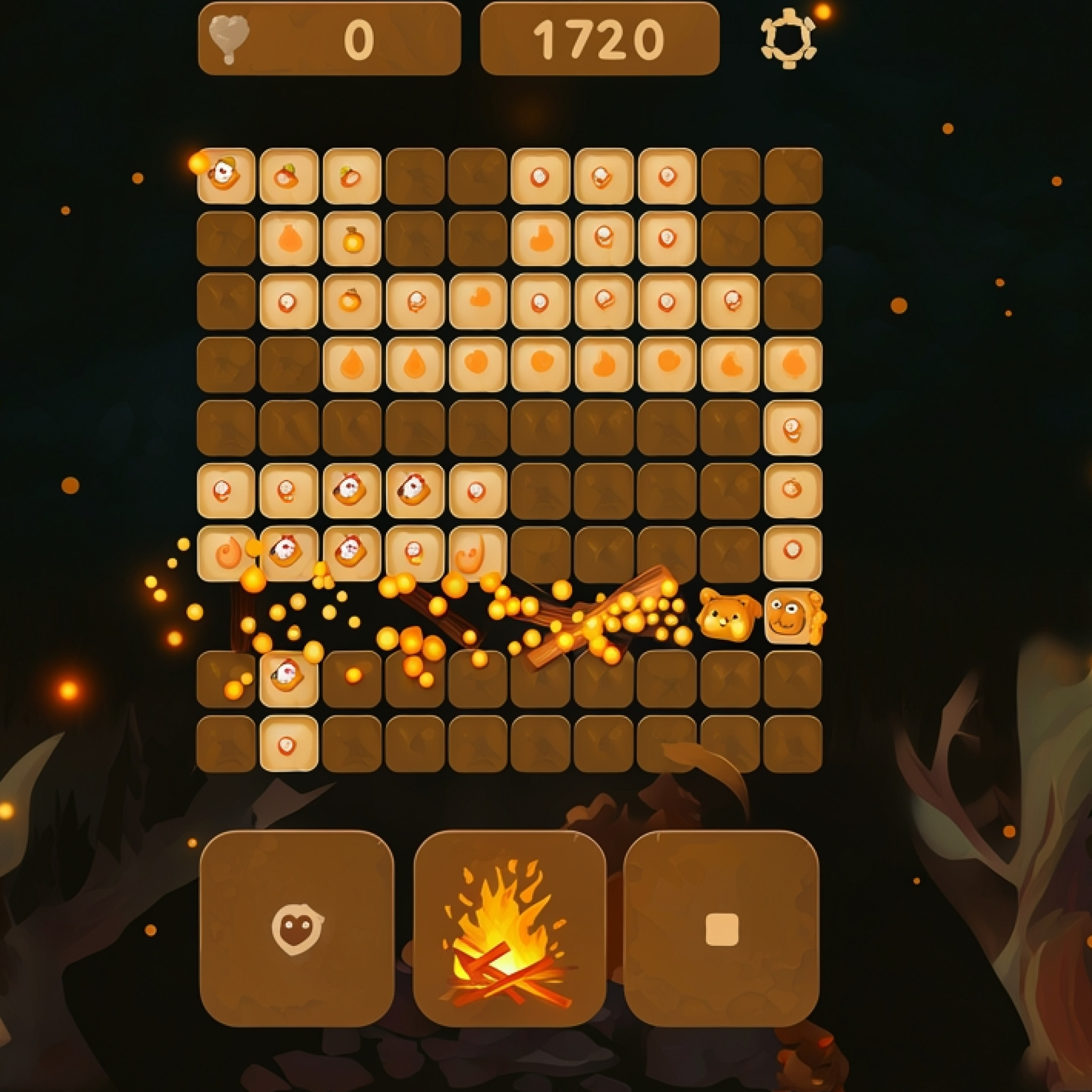 Relaxing Cubes and Campfire
