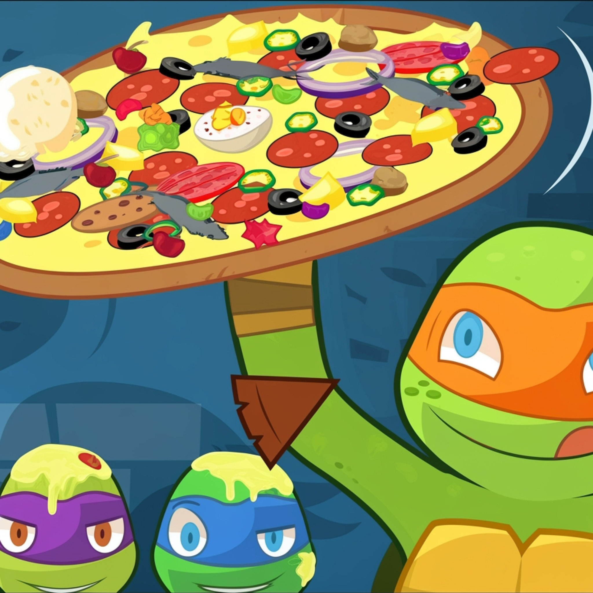 TMNT Pizza Like a Turtle Do